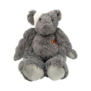 Teddy Mountain Zombie Love Plush Bear Gray Gothic Stuffed Animal 16"